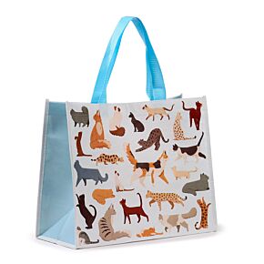 Sac Shopping réutilisable en PET recyclé - Feline Fine Cats 