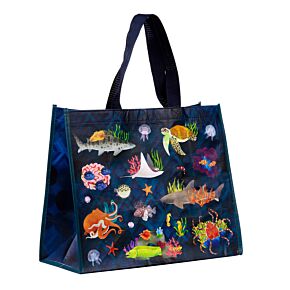 Sac Shopping réutilisable en PET recyclé - Marine Kingdom 
