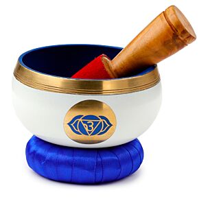 Bol Chantant Tibétain Chakra - Bleu 