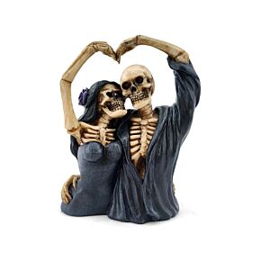 Couple de Squelettes Cœur 
