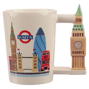 Mug à Anse Décorée London Icons - Big Ben Londres Angleterre