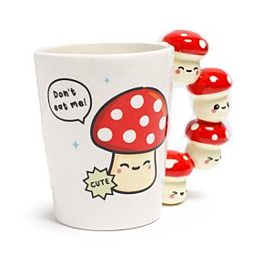 Mug à Anse Décorée - Champignon Mignon