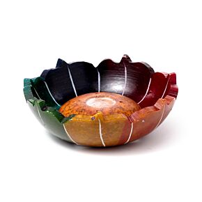 Coupelle Porte-encens en Stéatite - Chakra Lotus 