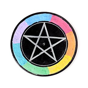 Coupelle Porte-encens en Stéatite - Pentacle 