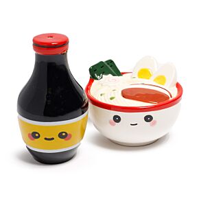 Ensemble Salière & Poivrière en céramique - Nori Le Ramen Foodiemals