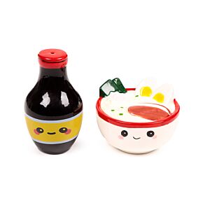 Ensemble Salière & Poivrière en céramique - Nori Le Ramen Foodiemals