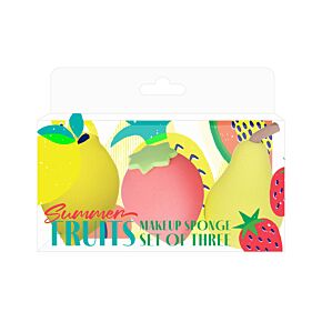 Lot de 3 Eponges à maquillage - Summer Fruits