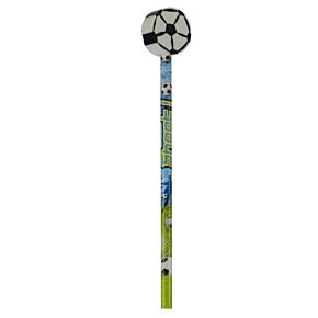 Crayon avec Embout Gomme - Football
