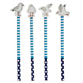 Crayon avec Embout Gomme - Mouette