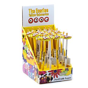 Crayon à Embout Décoratif PVC The Beatles Yellow Submarine - Sous-marin Jaune