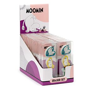 Lot de 3 Gommes Moomin - Moumines