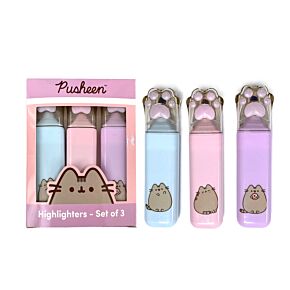 Ensemble de 3 Surligneurs - Pusheen le Chat