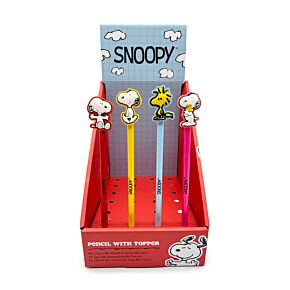 Crayon Embout Décoratif PVC - Snoopy & Woodstock 