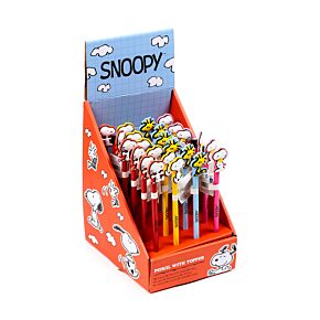 Crayon Embout Décoratif PVC - Snoopy & Woodstock 