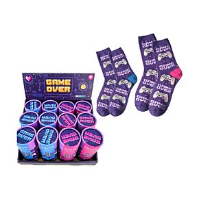 Chaussettes dans tube - Game Over 