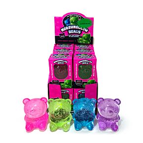 Squeezy Jouet Ourson Anti Stress en Maltose brille dans le Noir 