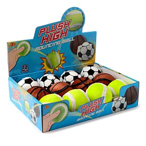 Balle rebondissante en peluche 