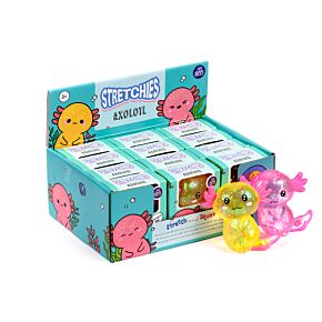 Jouet à Presser Axolotl à paillettes 