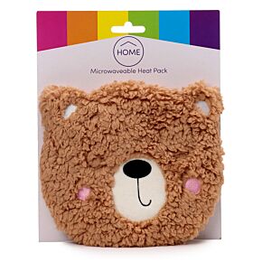Bouillotte Micro-ondable Peluchée à la lavande - Nounours rond