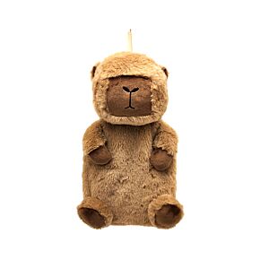 Bouillotte à Eau 650ml avec Housse Peluchée - Capybara 