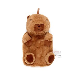 Bouillotte à Eau 650ml avec Housse Peluchée - Capybara 