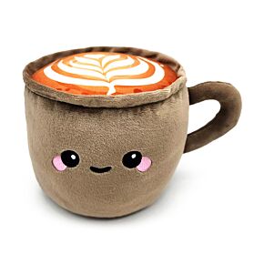 Bouillotte Micro-ondable Peluchée à la lavande - Foodiemals Cappuccino 