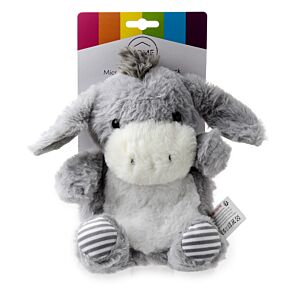 Bouillotte Micro-ondable Peluchée Snuggables - Âne