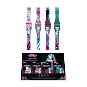 Montre Digitale en Silicone - Hatsune Miku 