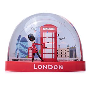 Boule à Neige ou à Eau London Icons - Soldat de la Garde Royale Britannique (Moyenne)
