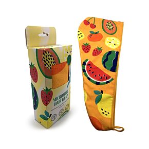 Serviette Enveloppante pour cheveux en microfibre - Summer Fruits 