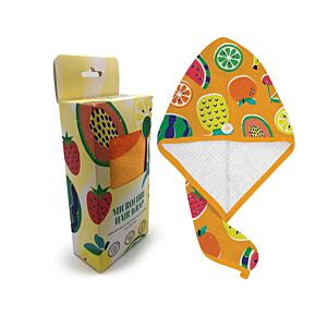 Serviette Enveloppante pour cheveux en microfibre - Summer Fruits 