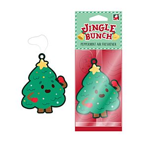 Désodorisant à Suspendre senteur Menthe Poivrée - Jingle Bunch Sapin de Noël 