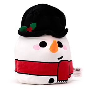 Peluche Squidglys Noël Festive Friends - Cole, le Bonhomme de Neige