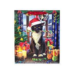 Sac Cadeau ( Grand ) - Lisa Parker Chat Krampus Noël