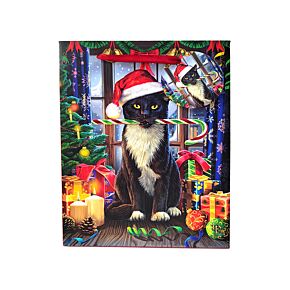 Sac Cadeau ( Moyen ) - Lisa Parker Chat Krampus Noël