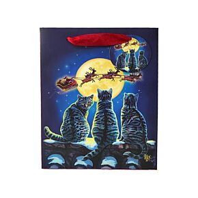 Sac Cadeau ( Moyen ) - Lisa Parker Chats de Noël 