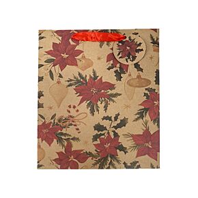 Sac Cadeau ( Grand ) - Plantes de Noël 