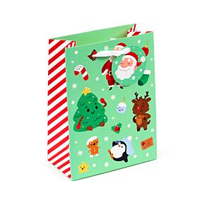Sac Cadeau ( Moyen ) -  Jingle Bunch Noël 