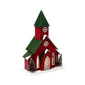 Maison de Noël à LED - Eglise