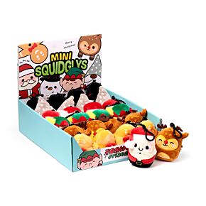 Porte-clés Peluché Squidglys Noël - Festive Friends 