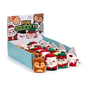 Porte-clés Peluché Squidglys - Festive Friends Noël