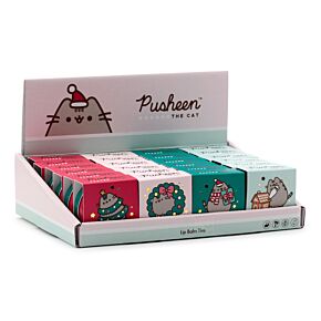 Baume à Lèvres dans Boîte en Etain Pusheen the Cat Noël 2023 - Chat