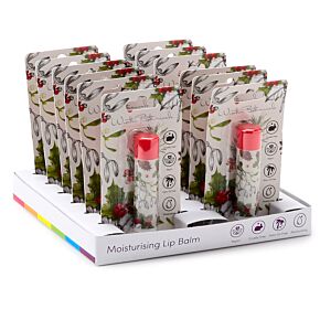 Baume à Lèvres en Stick Winter Botanicals Noël Fleuri - Parfum Cerise