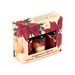 Lot de 3 Huiles Parfumées - Plantes de Noël 
