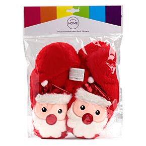 Pantoufles Chauffantes - Père-Noël (Taille Unique Unisexe)