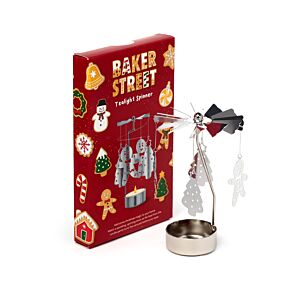 Bougeoir Carrousel - Bonhomme Pain d'épices Noël Baker Street