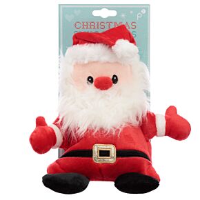 Bouillotte de Noël Micro-ondable Peluchée - Père Noël