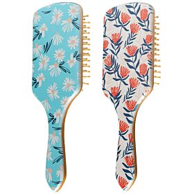 Brosse à Cheveux en Bambou Pick of The Bunch 2021 - Fleurs Brosse à Cheveux en Bambou Pick of The Bunch 2021 - Fleurs