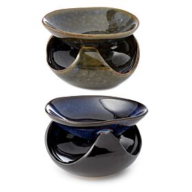 Brûleur A Huile Abstrait Bleu Foncé