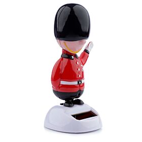 Figurine solaire - Soldat de la Garde Royale Britannique